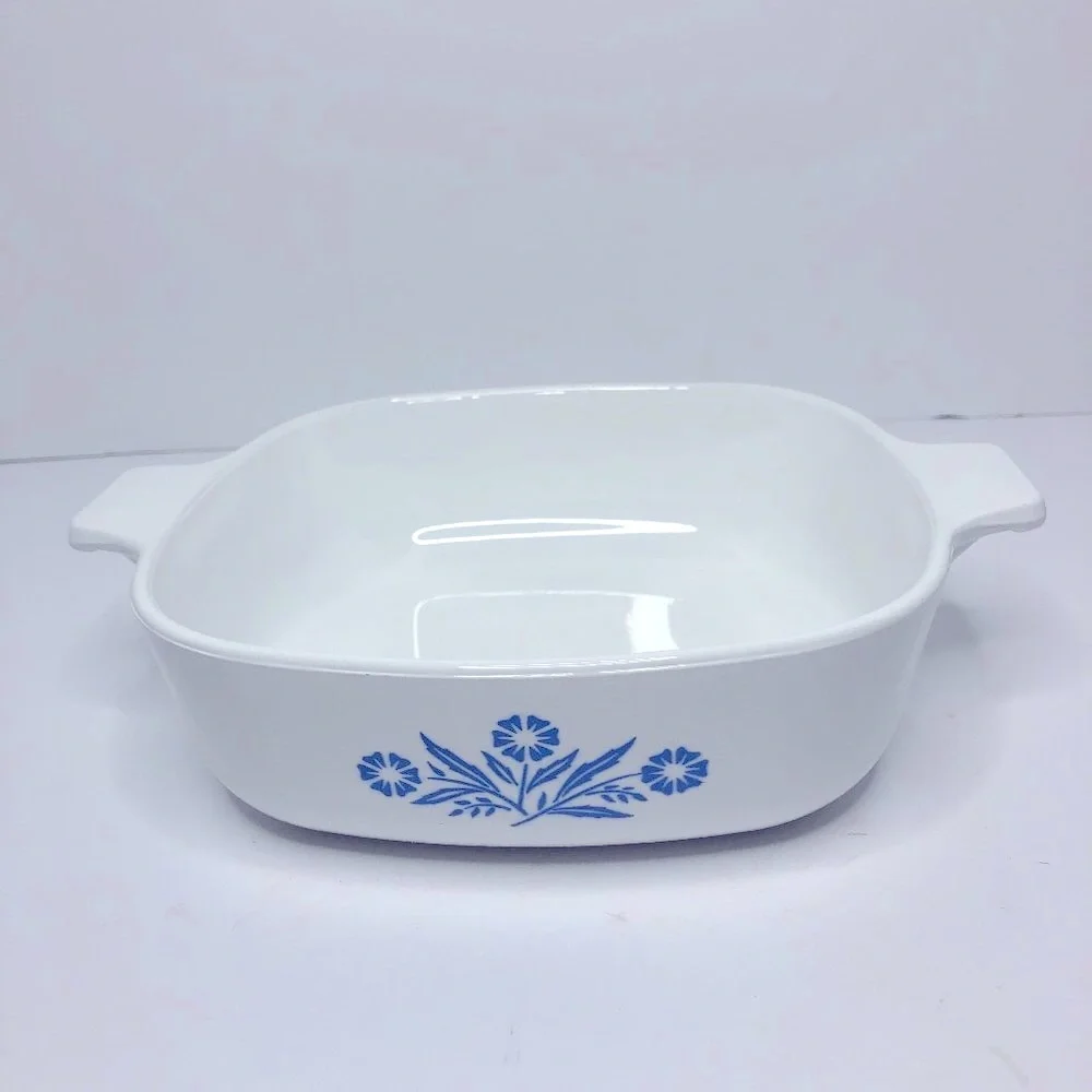 Vintage Corning Ware Classic RARE Blue Cornflower 1 Quart P-1-B Farmhouse